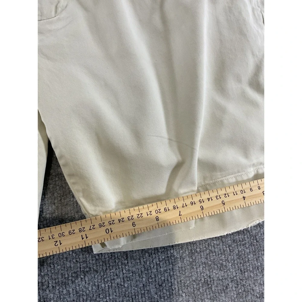 Polo Ralph Lauren Shorts Mens Size 40 Khaki Classic Fit Chino Casual Cotton Flat